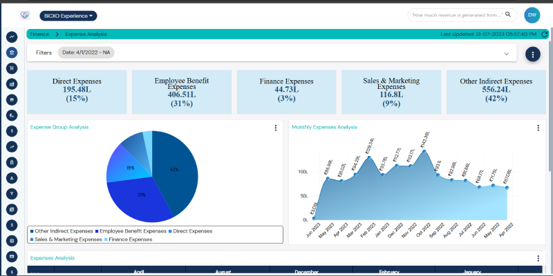 expense data analyst BiCXO 1