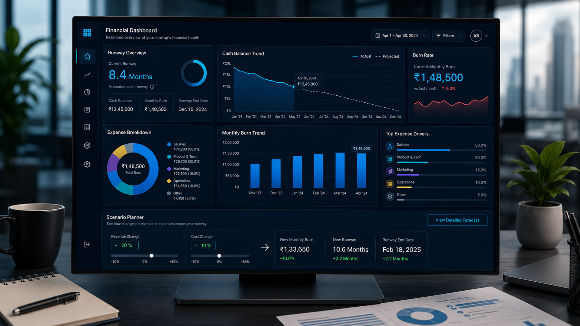 Cash Runway Calculator: Work Out Your Real Number in Minutes
